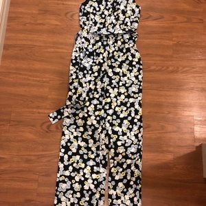 ANN TAYLOR POPPY HALTER JUMPSUIT 00P